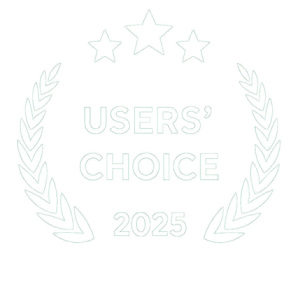 Users' choice badge